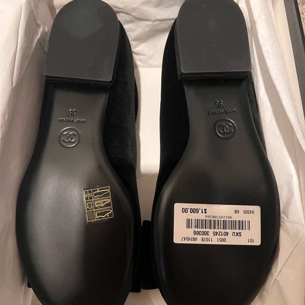 Chanel Velvet MaryJanes - Picture 2 of 6